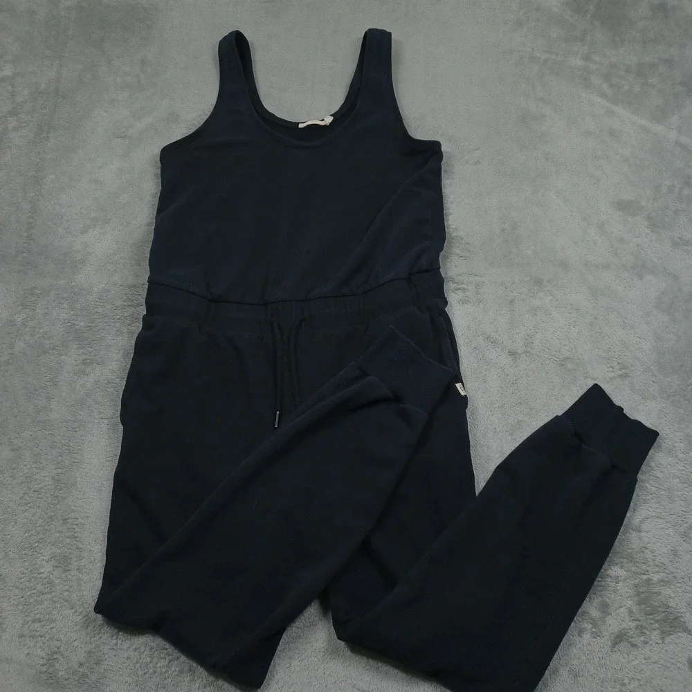Ugg Jumpsuit Womens Small Black Drawstring Tank‎ Casual Preppy